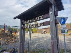 Am 2. April werden die Baumaßnahmen bei Finsterau fortgesetzt. Dazu muss der Parkplatz am Wistlberg gesperrt werden. (Foto: Nationalpark Bayerischer Wald)